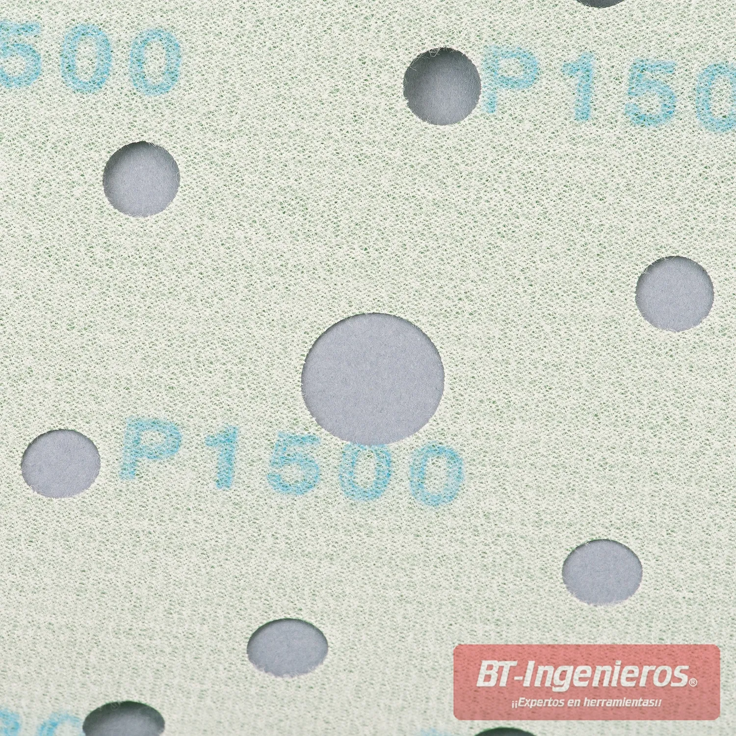 100 DISCOS DE LIJADO DE FILM PERFORADOS 150 MM  G1500