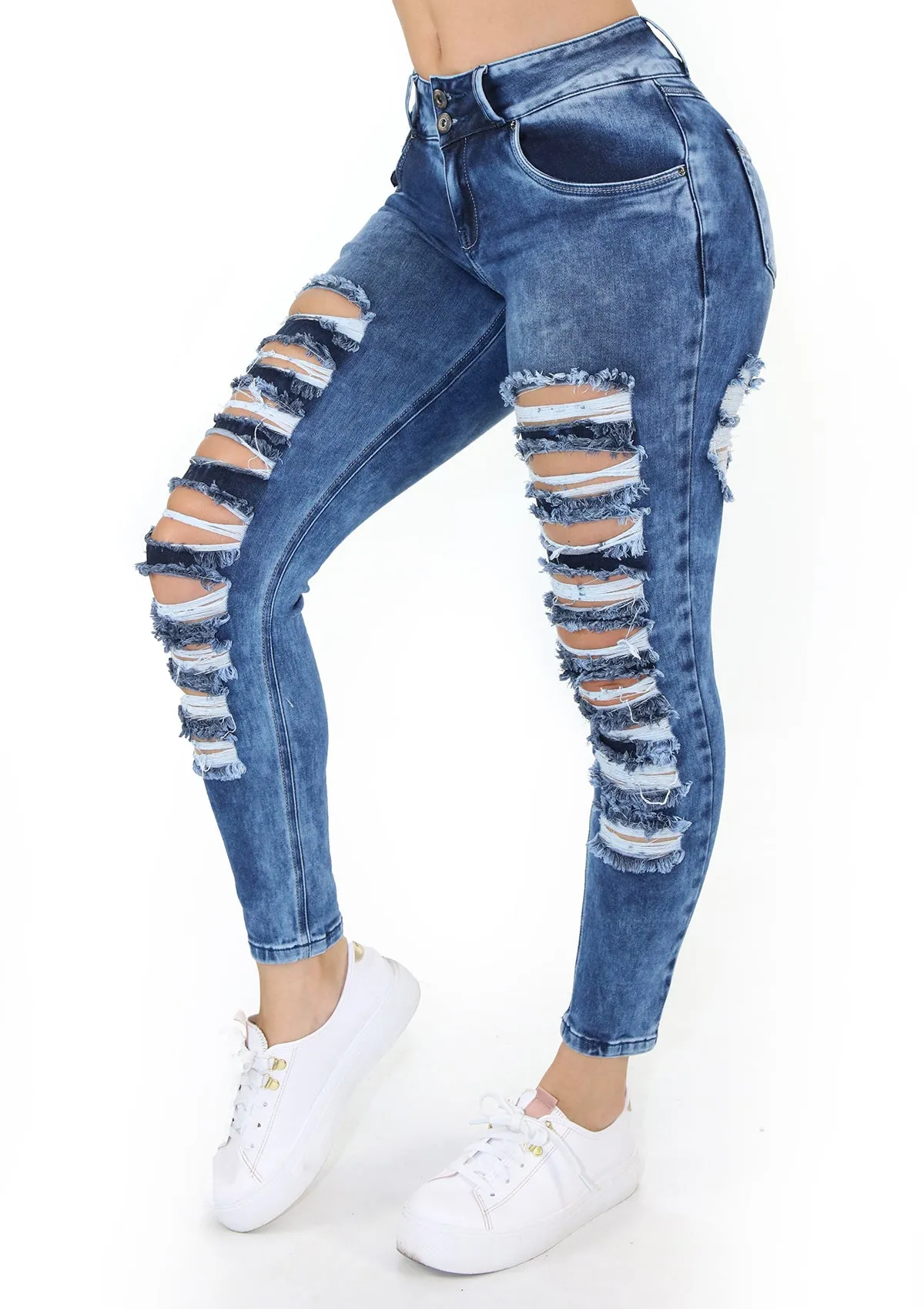 1725 Destroyed Skinny Jean Woman (Tobillero) by Scarcha
