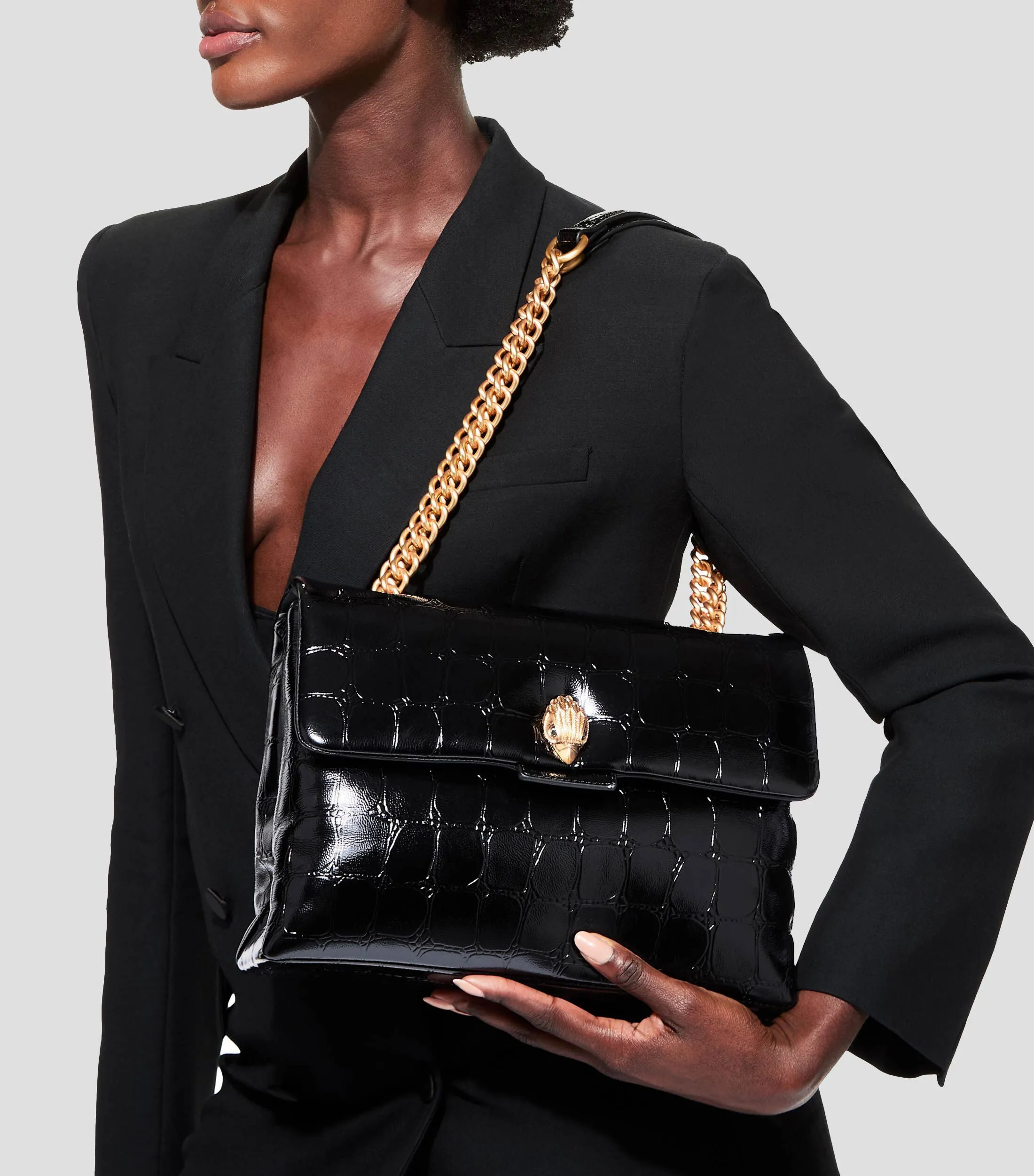 9355_Kurt Geiger Bolsa Shoulder en Piel Kensington Soft Mujer