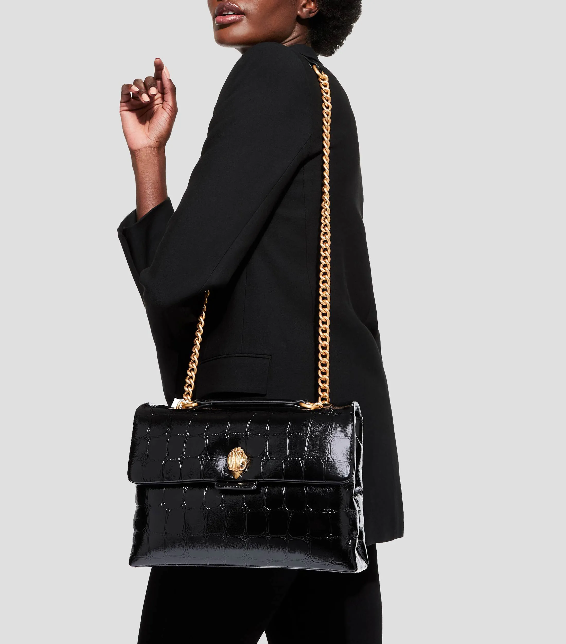 9355_Kurt Geiger Bolsa Shoulder en Piel Kensington Soft Mujer