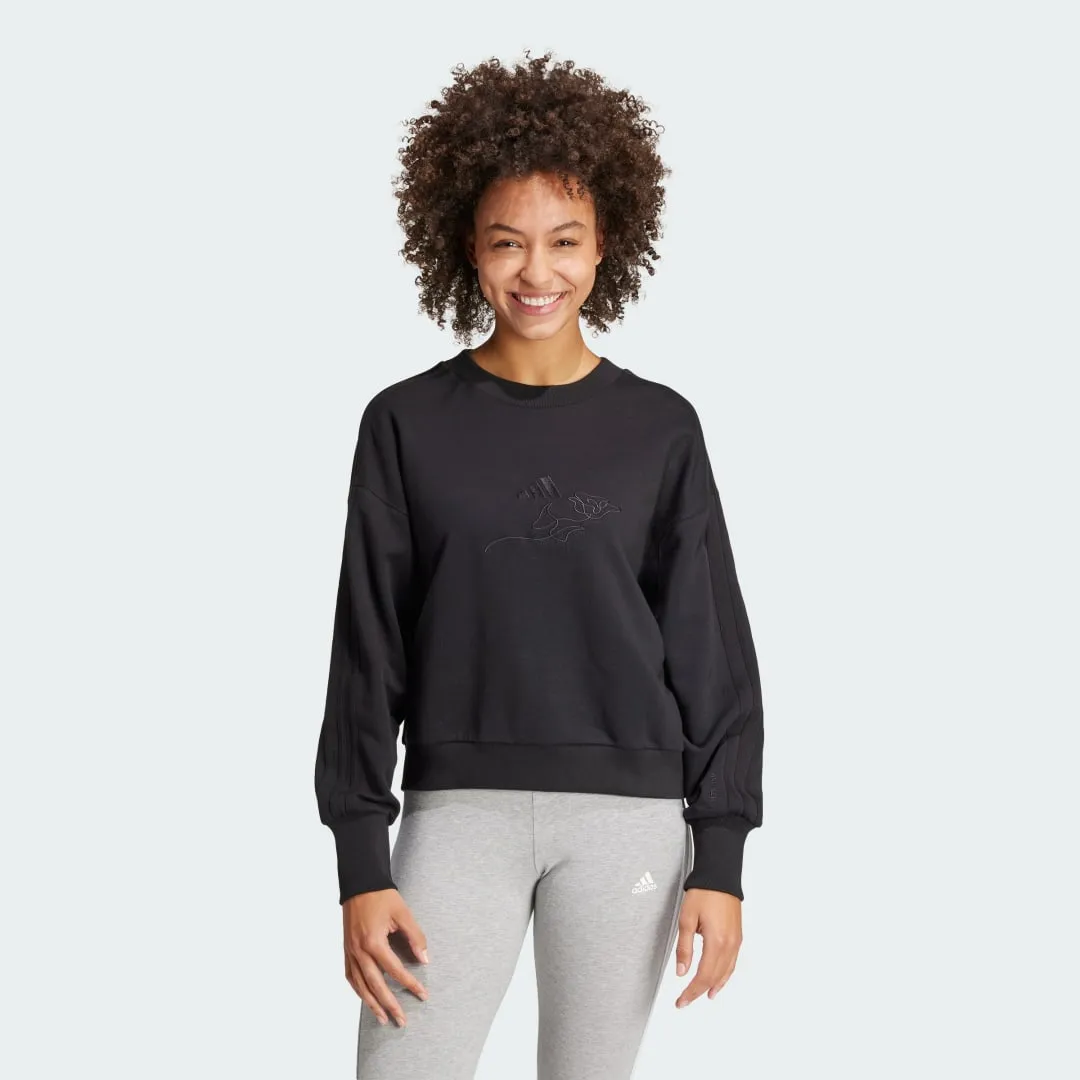 ADIDAS PERFORMANCE ALL SZN FRENCH TERRY 3STRIPES LOOSE SWEATSHIRT