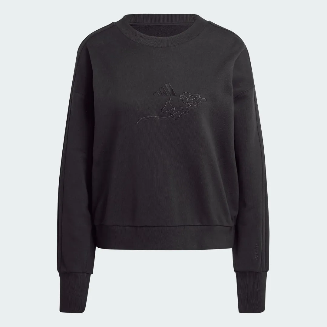 ADIDAS PERFORMANCE ALL SZN FRENCH TERRY 3STRIPES LOOSE SWEATSHIRT