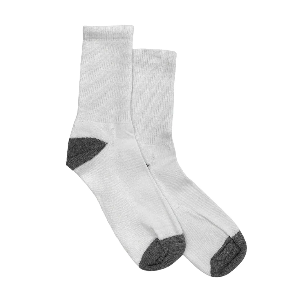 ADOC Calcetines Escolar L blanco para Unisex