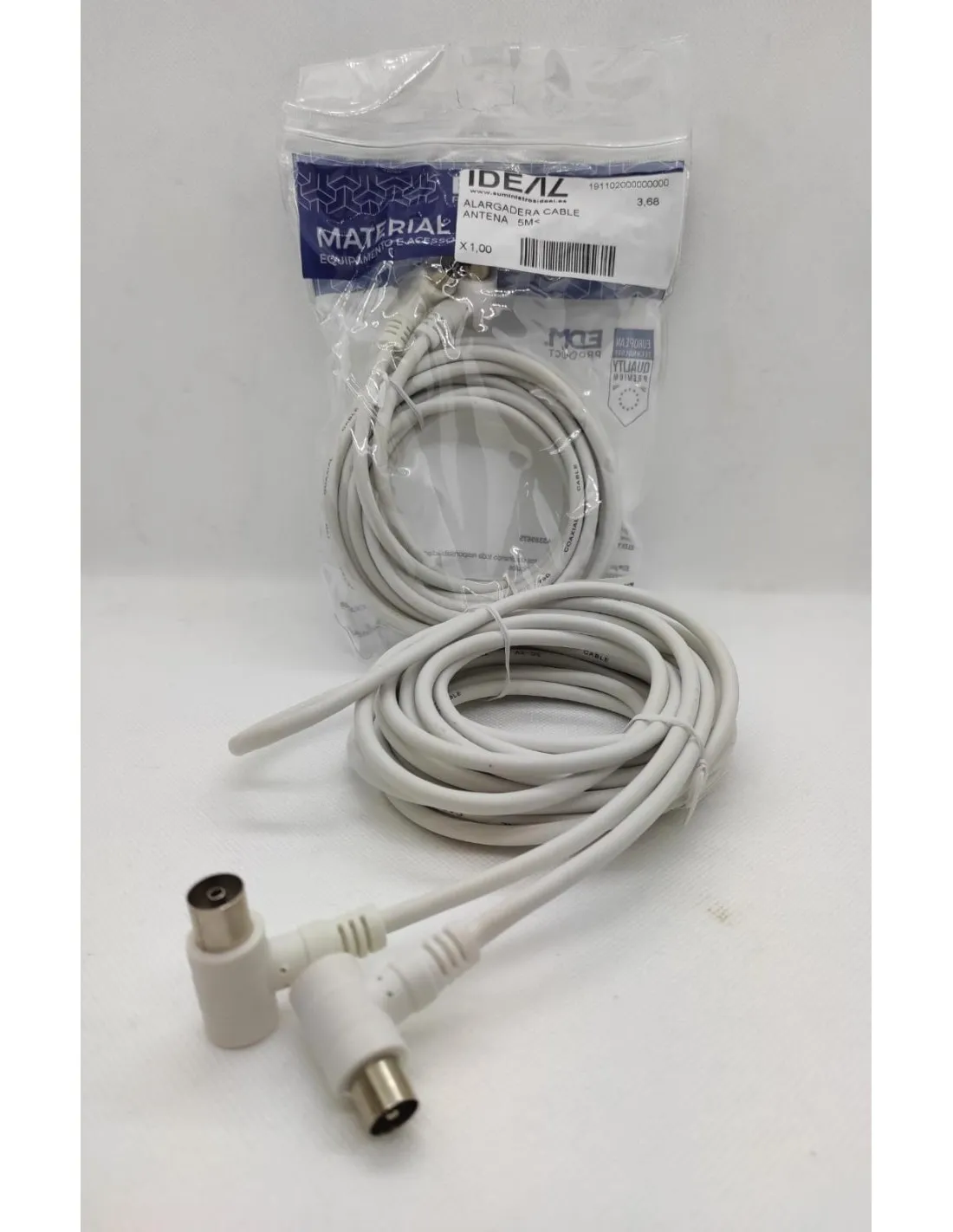 ALARGADERA CABLE ANTENA 5M