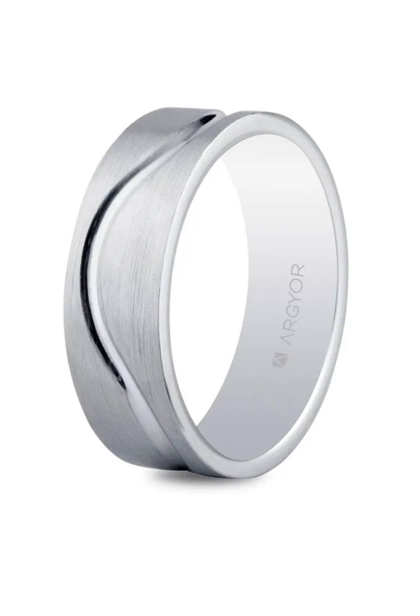 Alianza de plata 6.5mm de ancho Argyor 5765054N