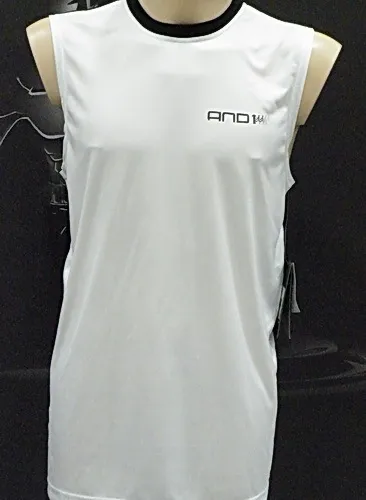 And 1 Camiseta Crew Cleavon (blanco/negra)