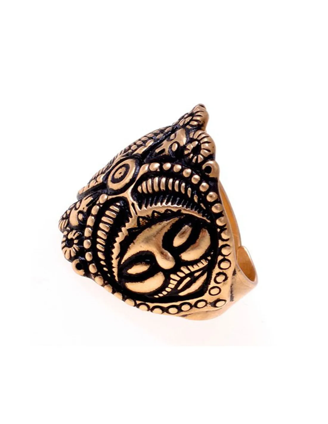 Anillo celta cara mística época La Tene