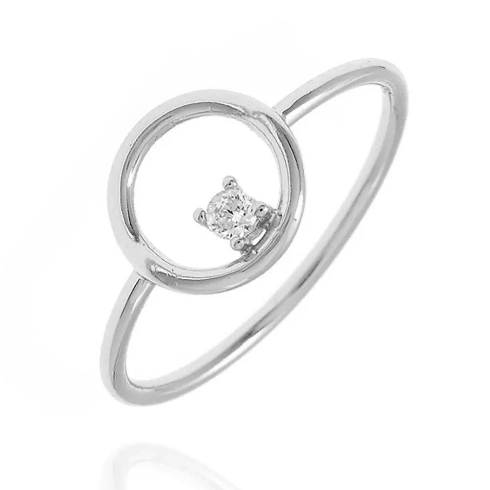 Anillo Círculo y Circonita