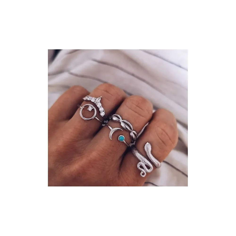 Anillo Círculo y Circonita