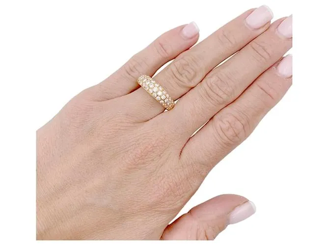 Anillo de cartier, "Mimi", oro amarillo, diamantes. 