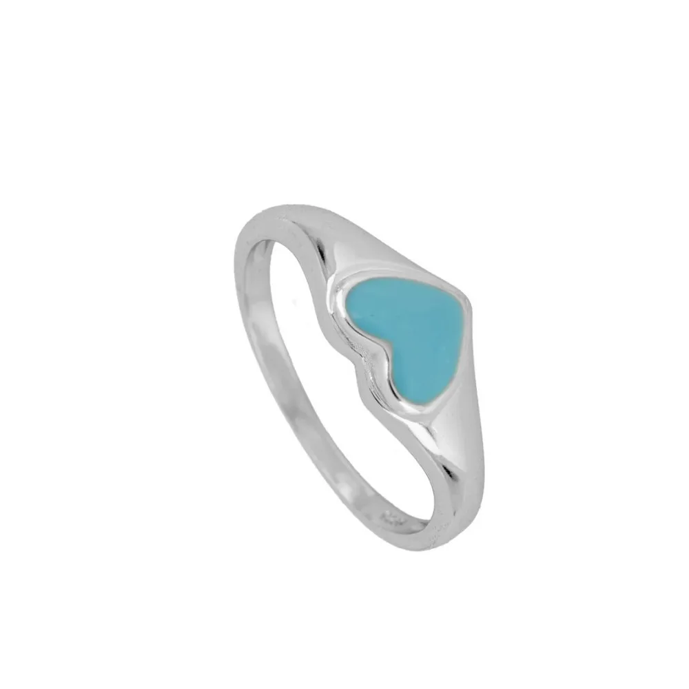 Anillo Heart Turquesa