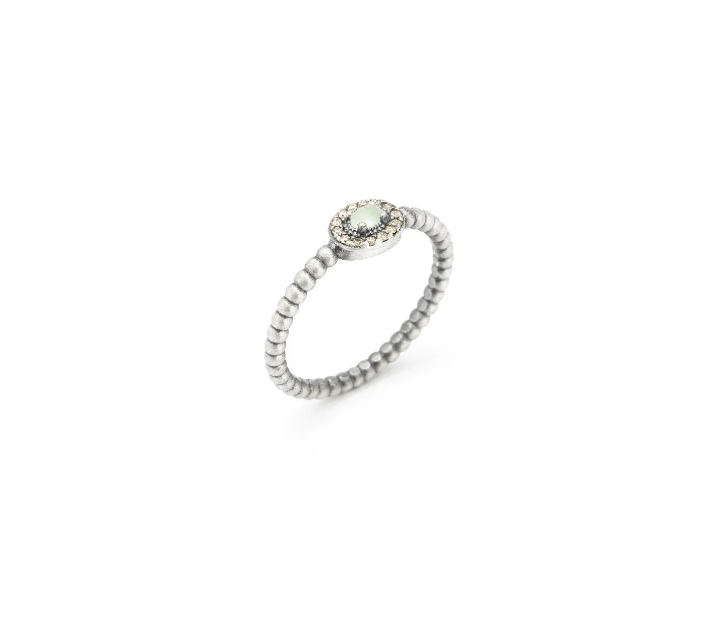 ANILLO RAIVE CALCEDONIA Y CIRCONITA CAVA MIN08