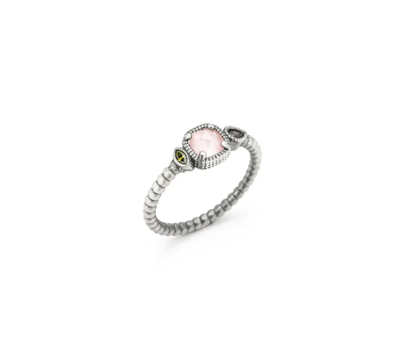 Anillo Raive Ojo de Gato Rosa y Circonitas 15412