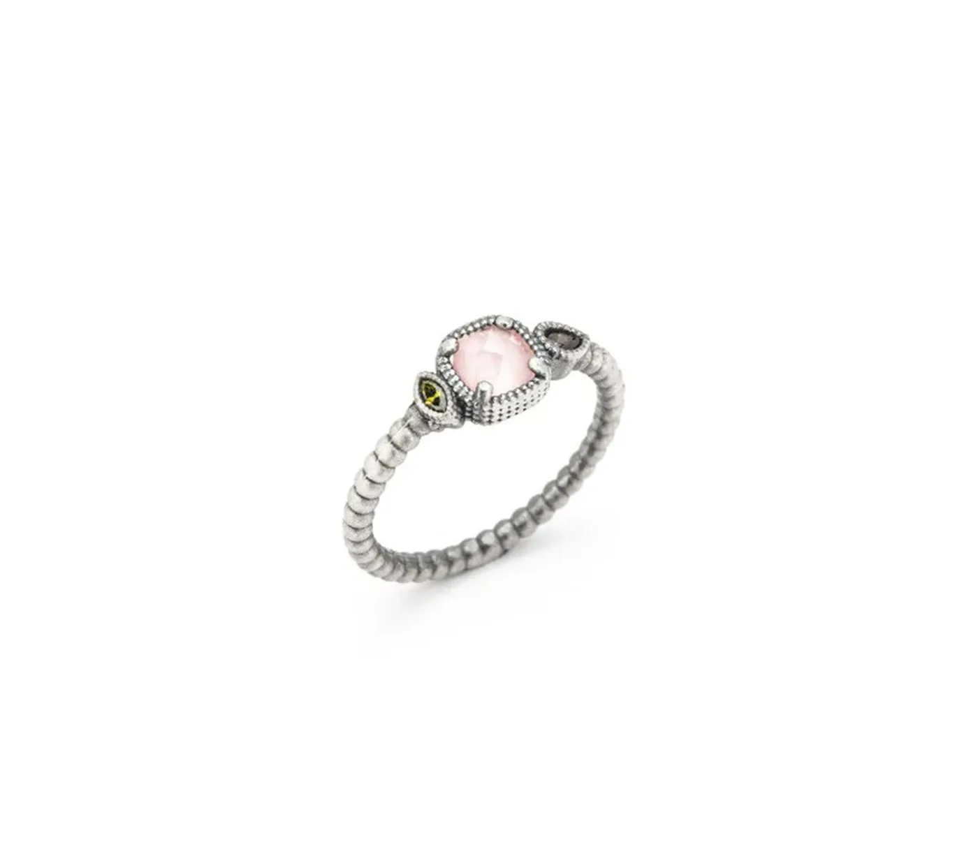 Anillo Raive Ojo de Gato Rosa y Circonitas 15412