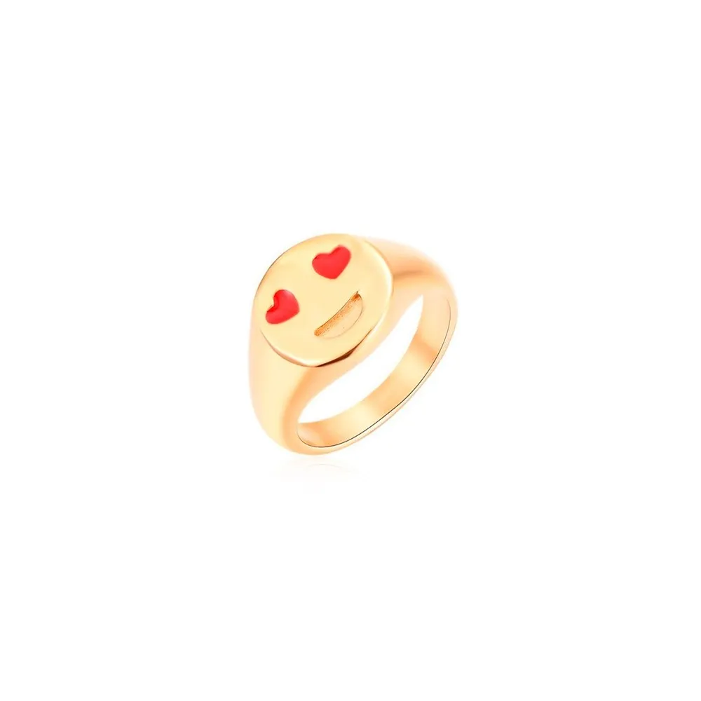 Anillo Smiley Love Oro