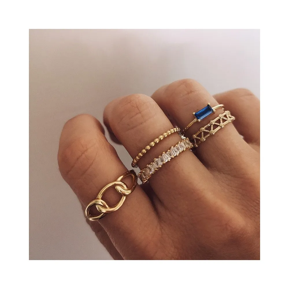 Anillo Triangles Oro