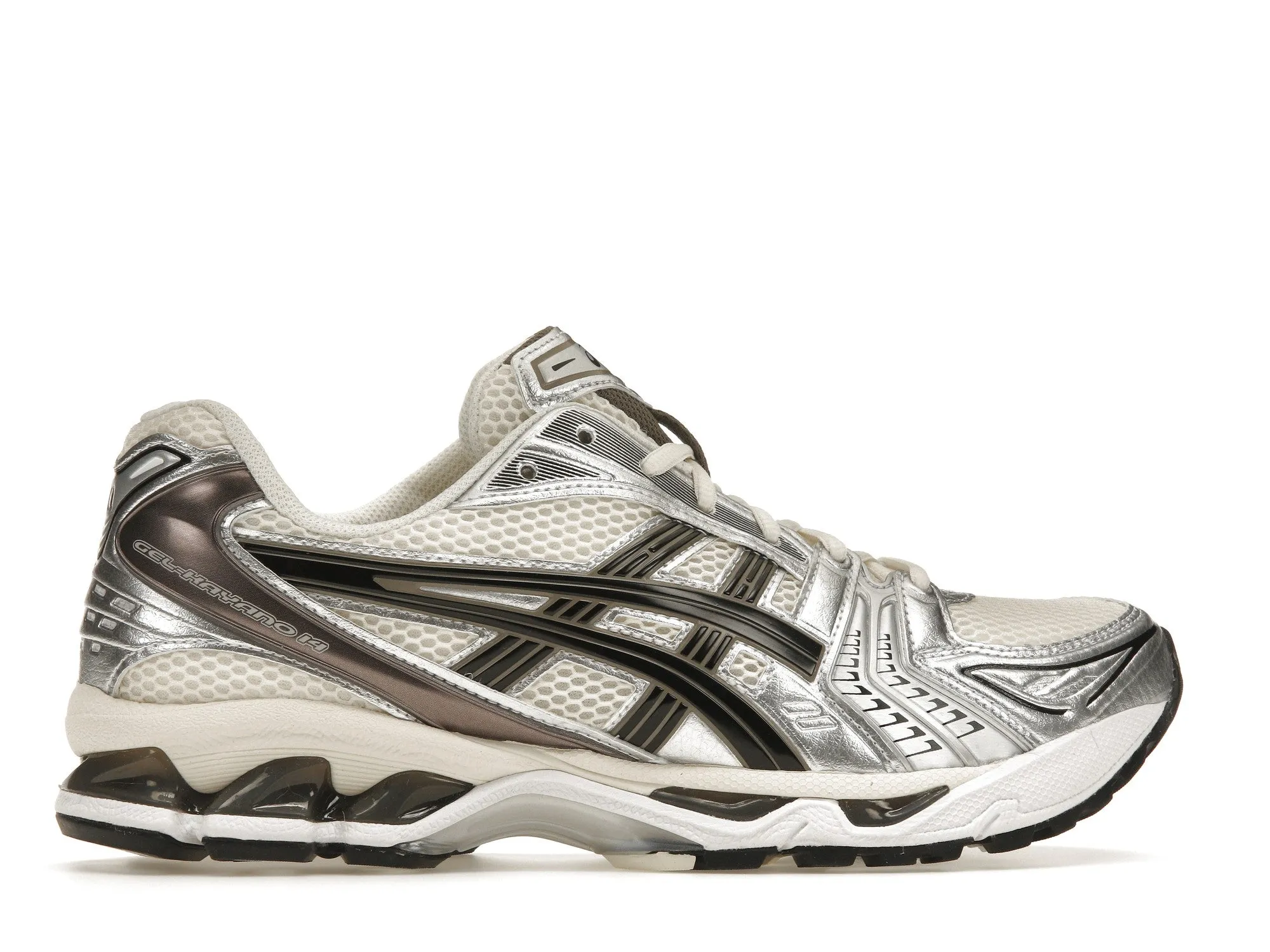 ASICS GELKAYANO 14 CREAM BLACK METALLIC PLUM