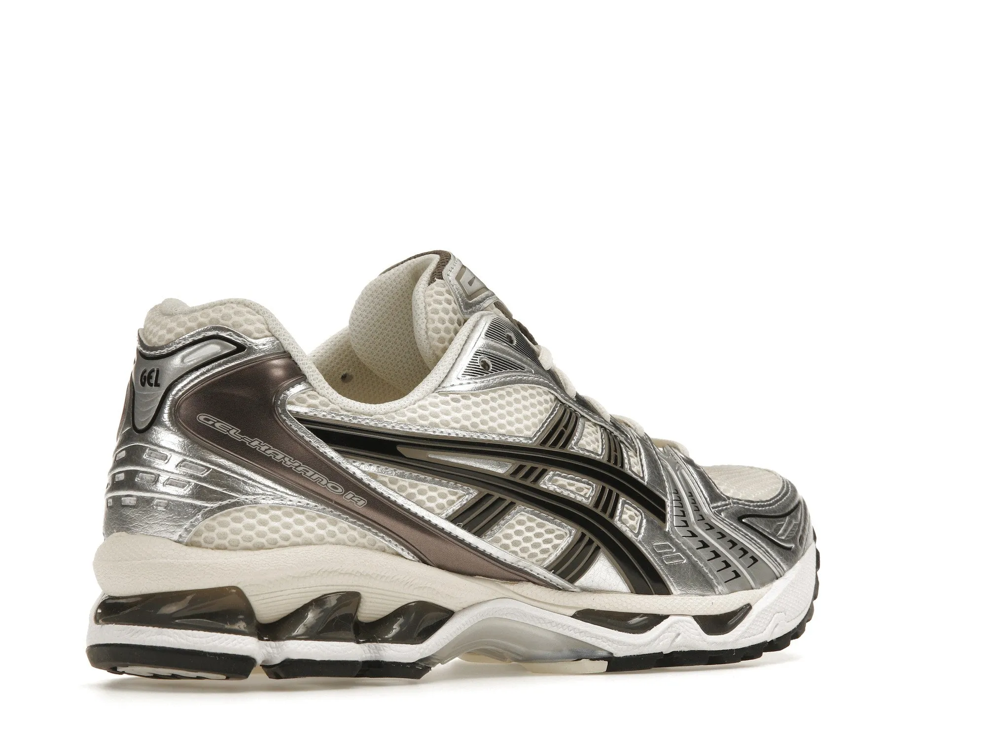 ASICS GELKAYANO 14 CREAM BLACK METALLIC PLUM