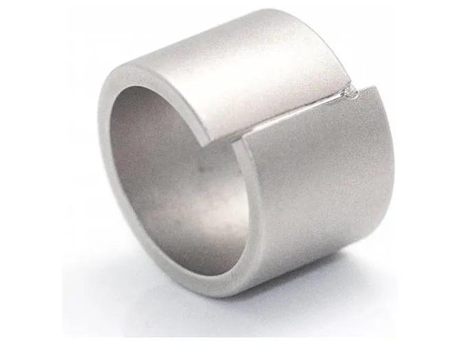 Autre Marque Anillo NIESSING en Acero y Diamante. Plata 