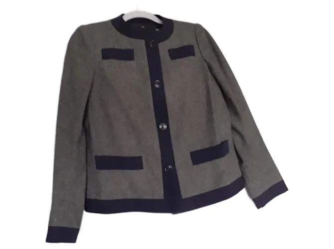 Autre Marque Chaquetas Gris Azul marino 