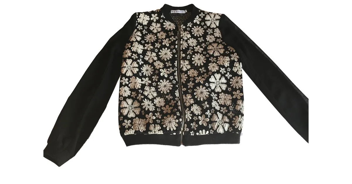 Autre Marque Por Clara Jacket Negro Blanco 