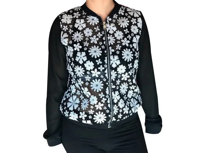 Autre Marque Por Clara Jacket Negro Blanco 