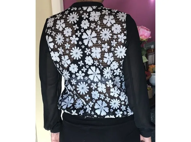 Autre Marque Por Clara Jacket Negro Blanco 