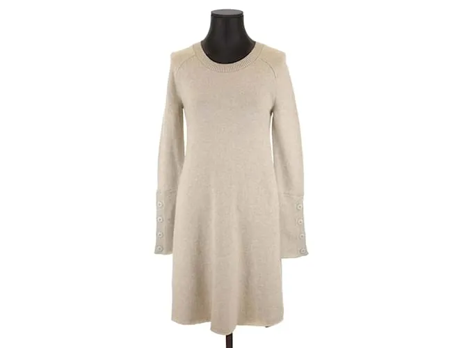 Balenciaga Vestido de lana Gris 
