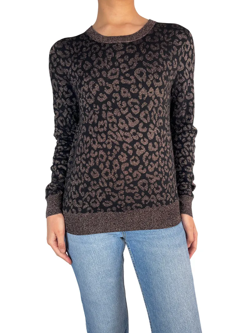 BANANA REPUBLIC Sweater Leopardo Lurex