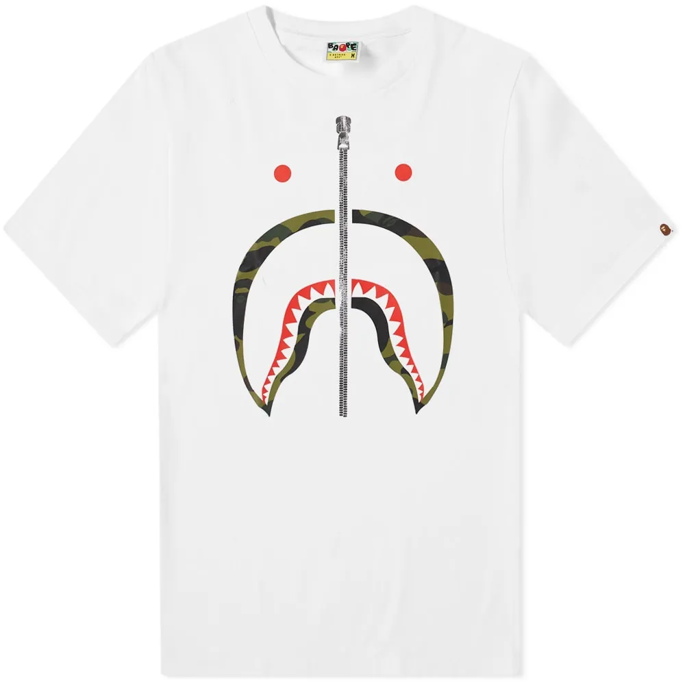 BAPE 1st Camo Shark RLX Tee