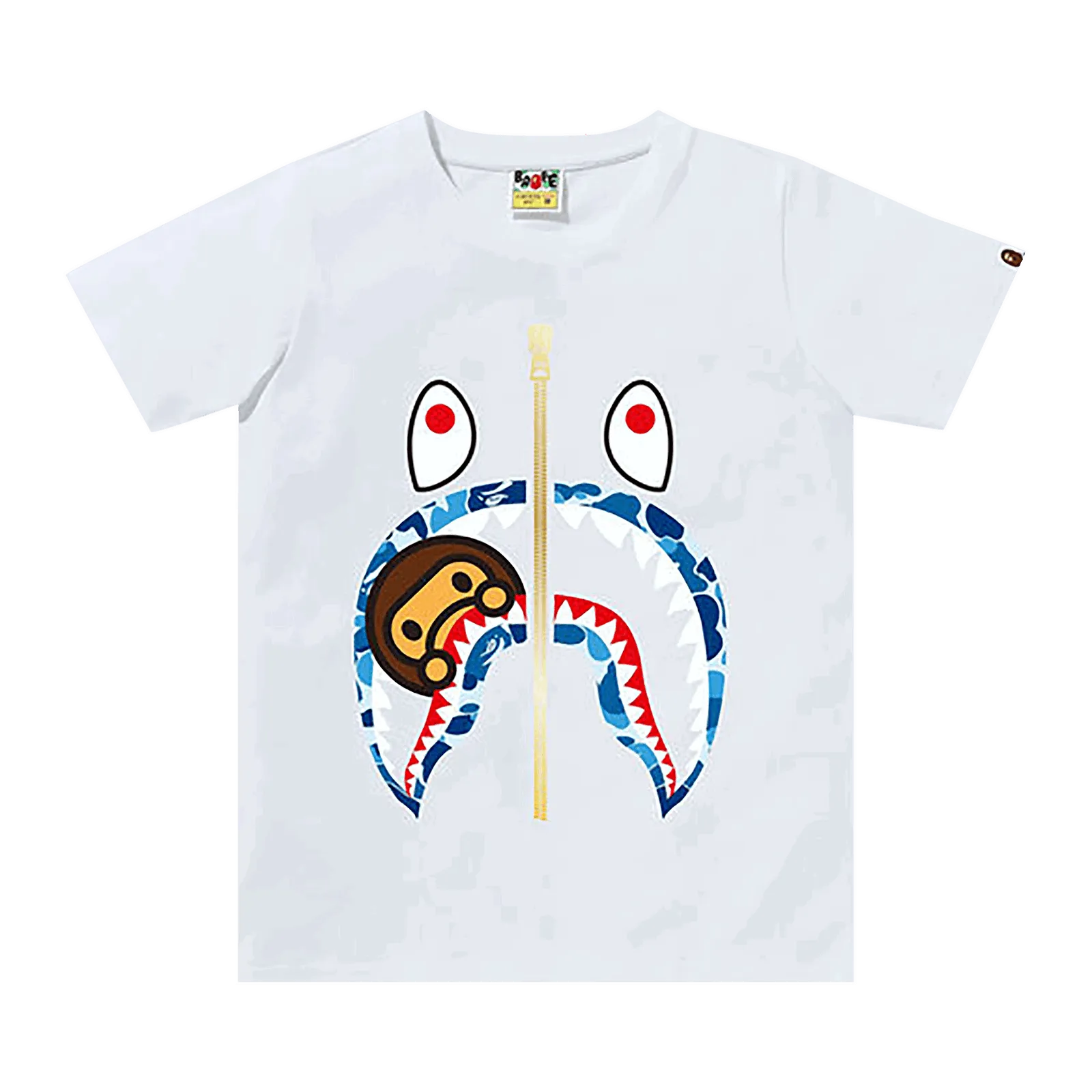 BAPE ABC Camoilo Shark Tee