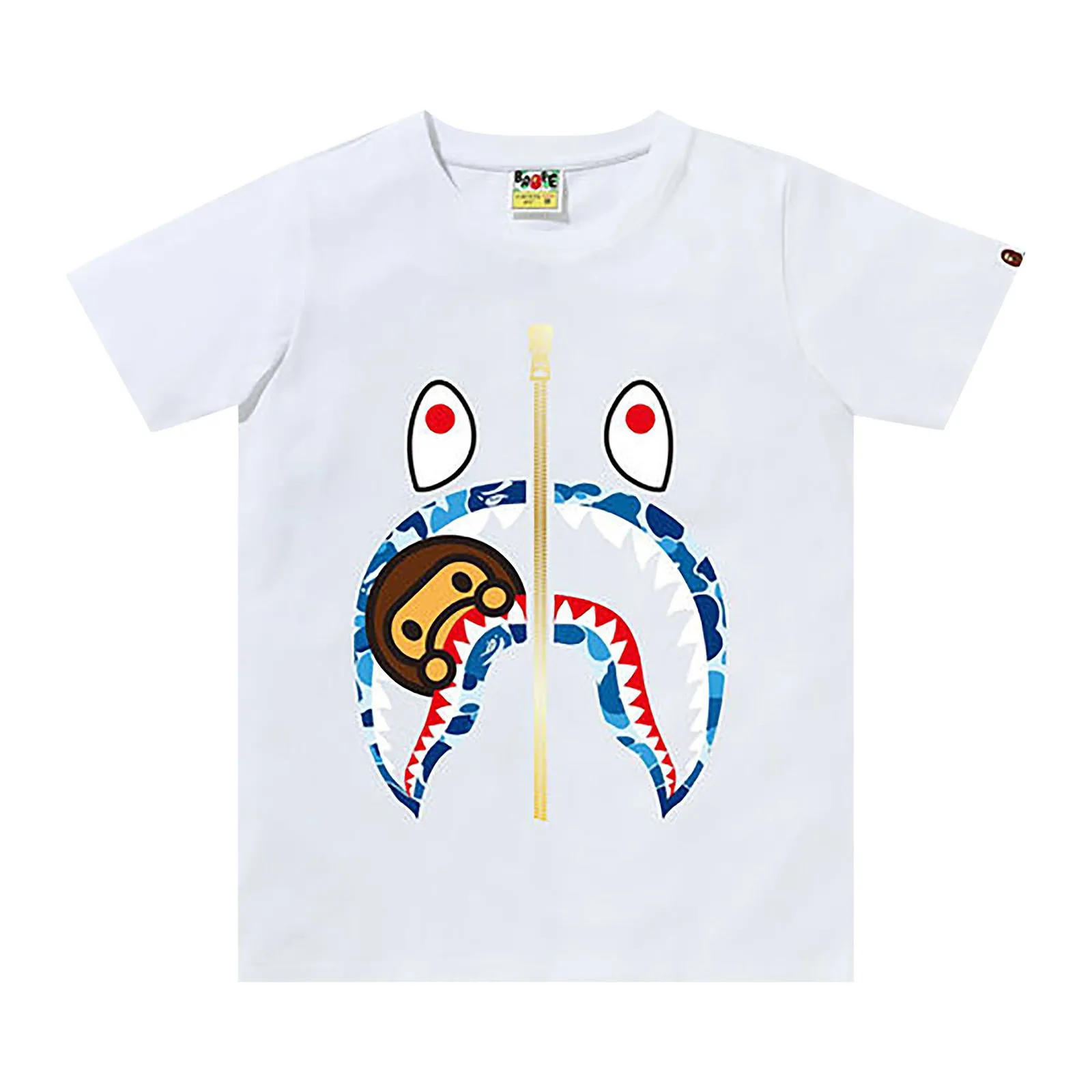 BAPE ABC Camoilo Shark Tee