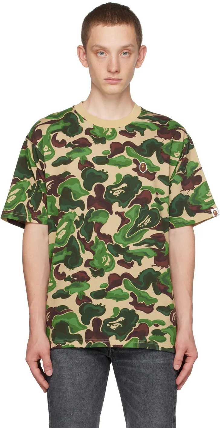 BAPE Art Camo Ape Head One Point