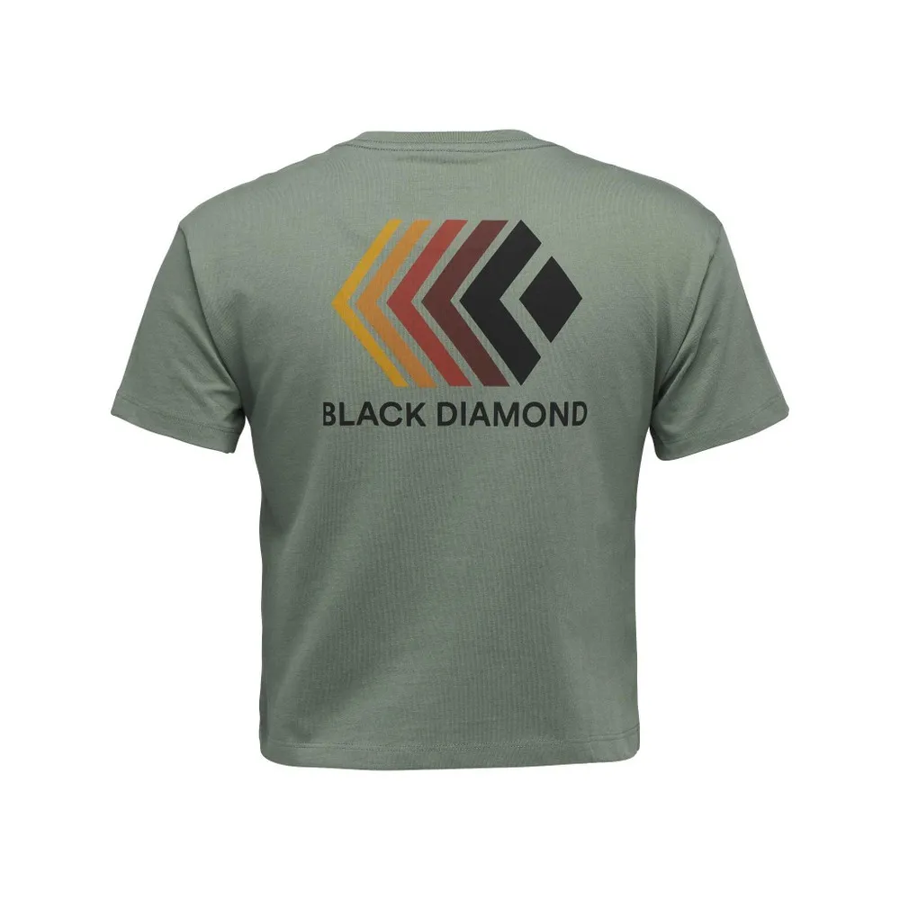 BD W FADED CROP SS TEE Laurel Green