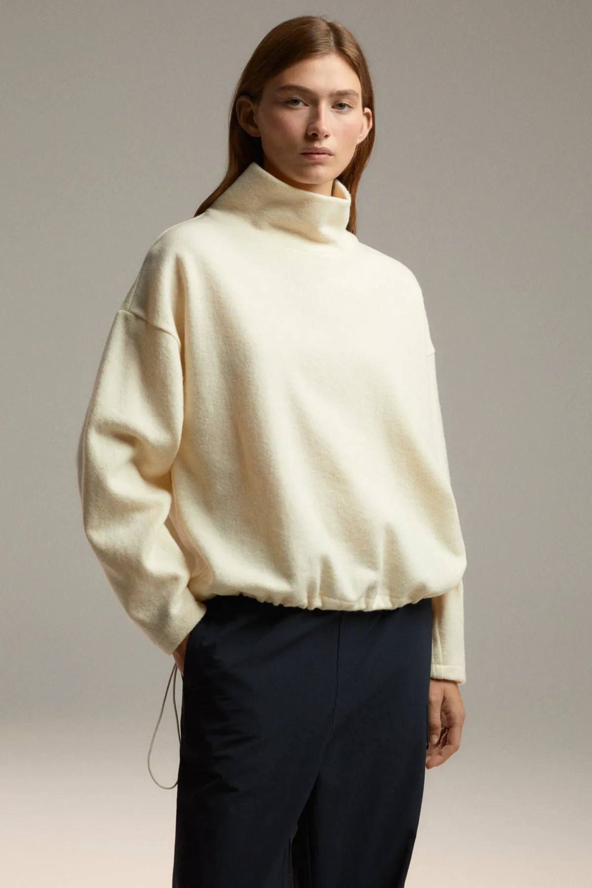 BEIGE KAON KNITTED JUMPER