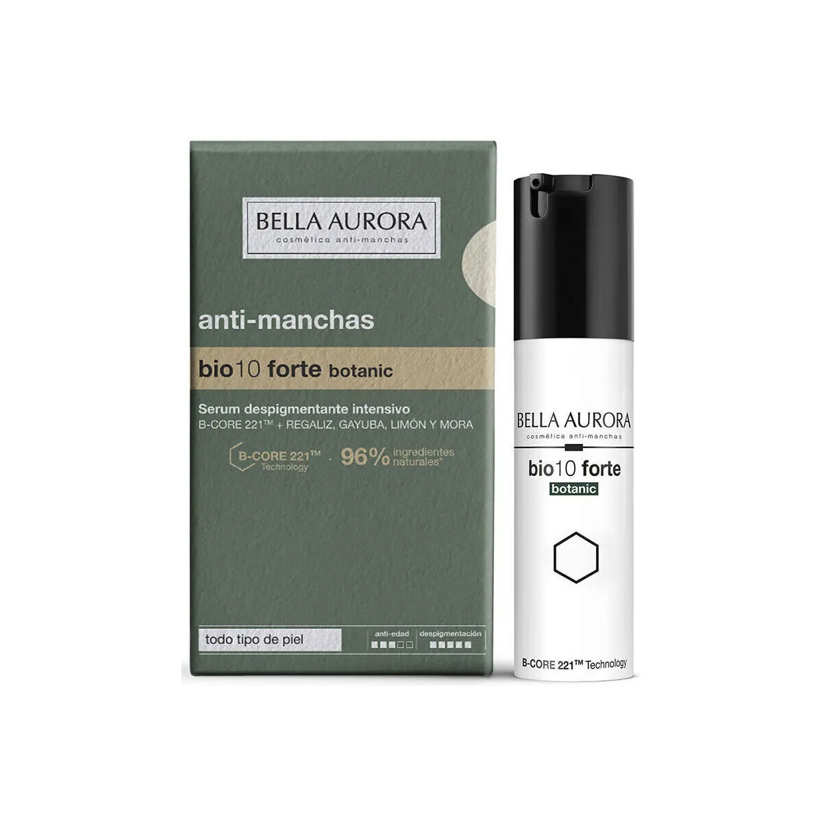 Bio10 Forte Botanic Despigmentante Intensivo Sérum Antimanchas