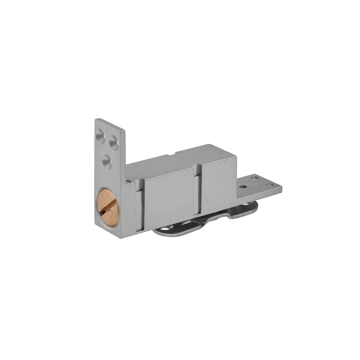 Bisagra pivotante inferior con muelle de fuerza ajustable hasta 45Kg. y apertura 180º