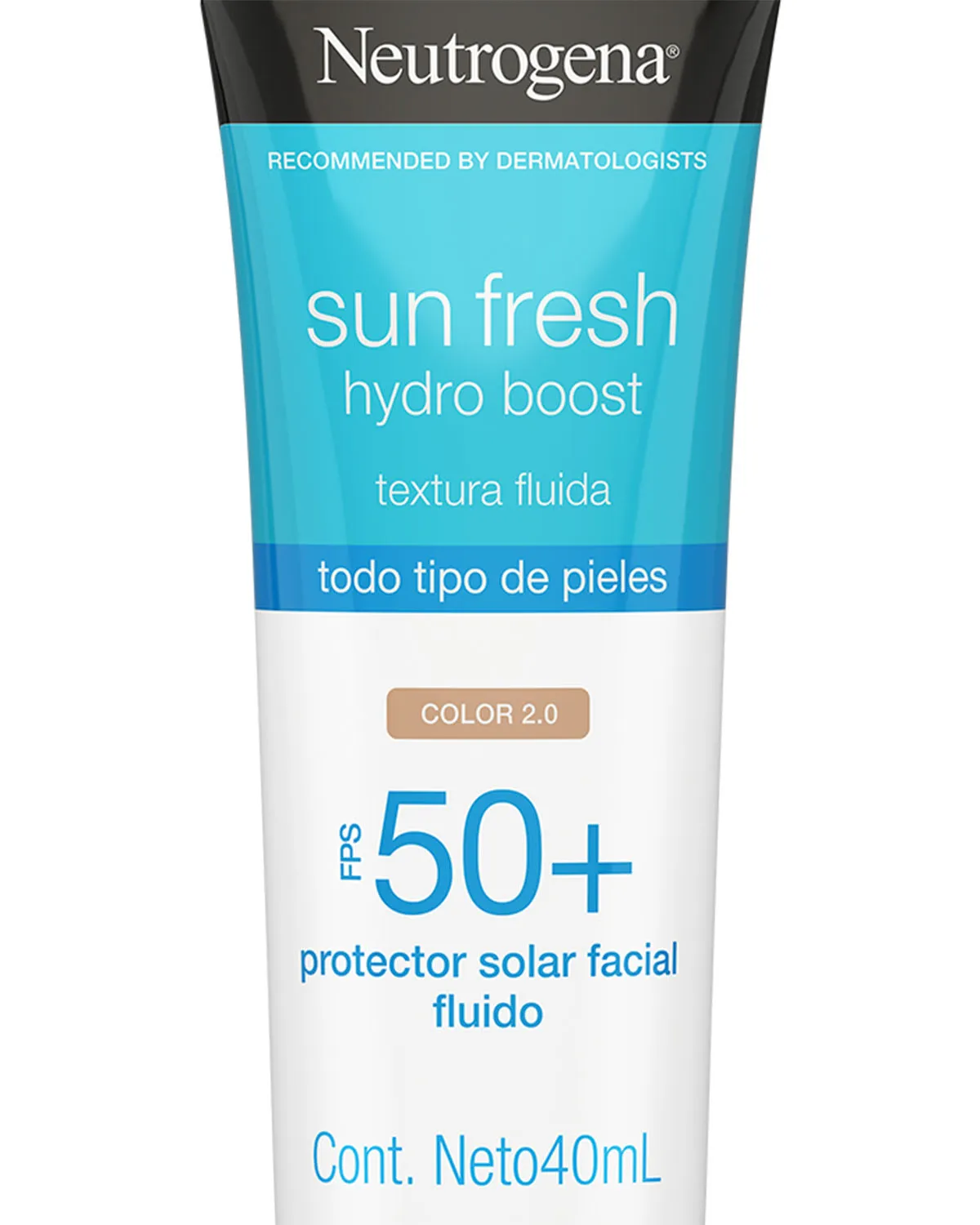 Bloqueador facial Neutrogena con color FPS50 Hydro Boost
