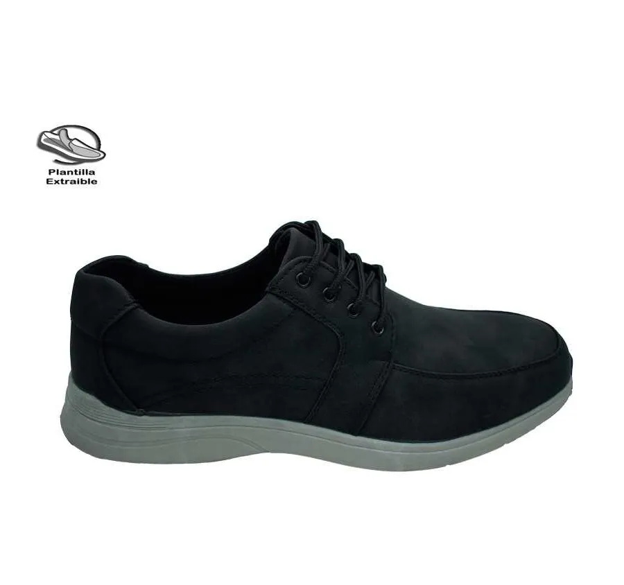 BLUCHER PESPUNTES NEGRO