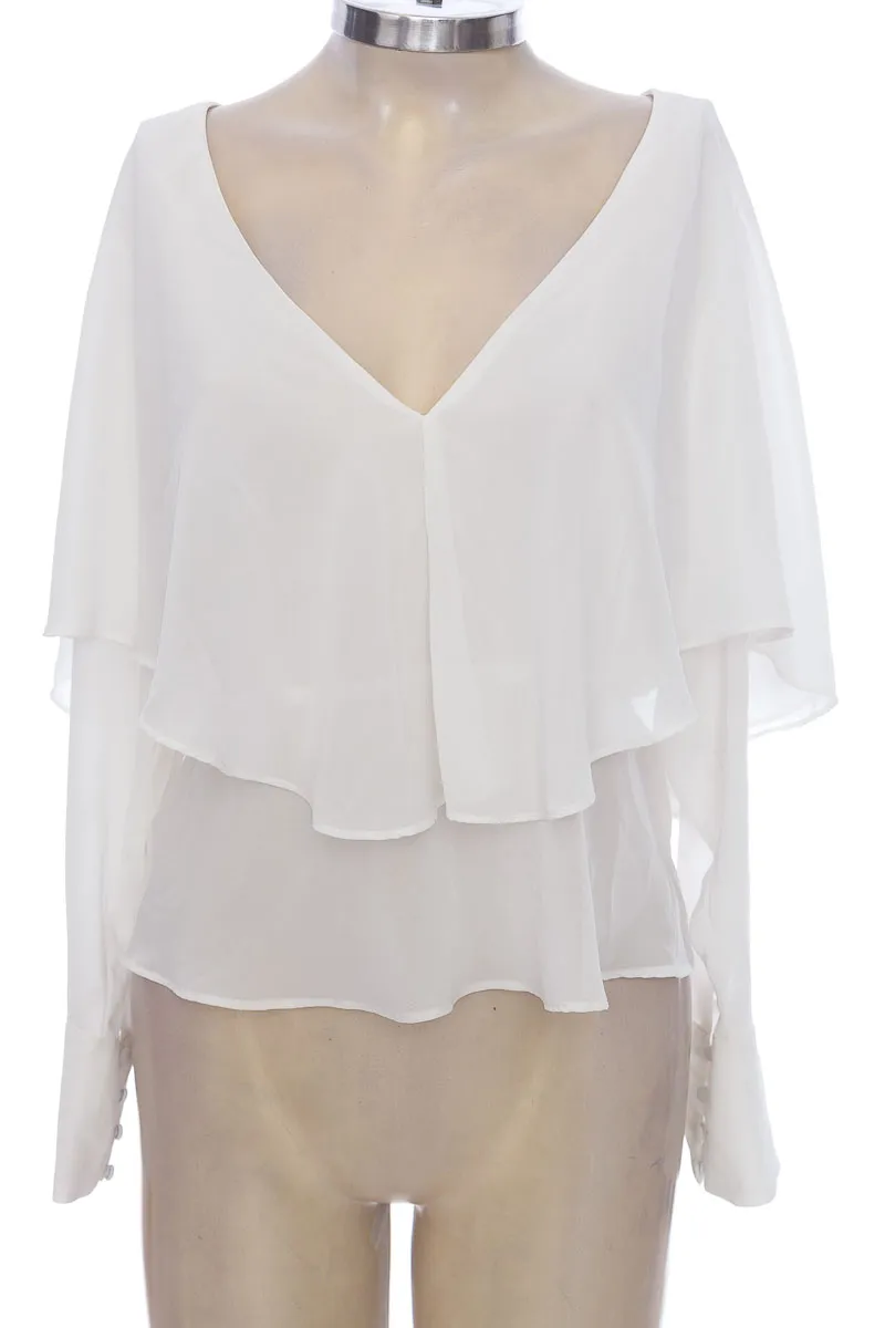 BLUSA COLOR BLANCO  ZARA
