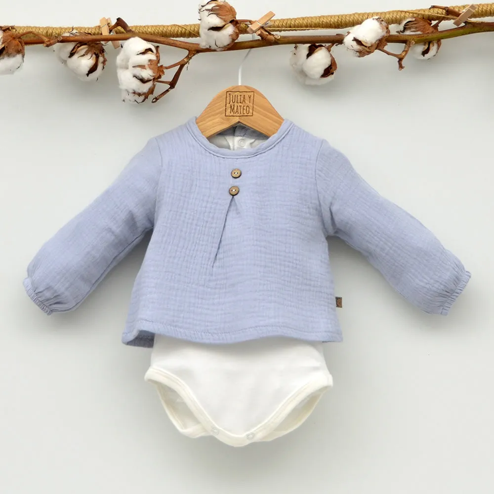 Body camisa bebé Mayo Bambula