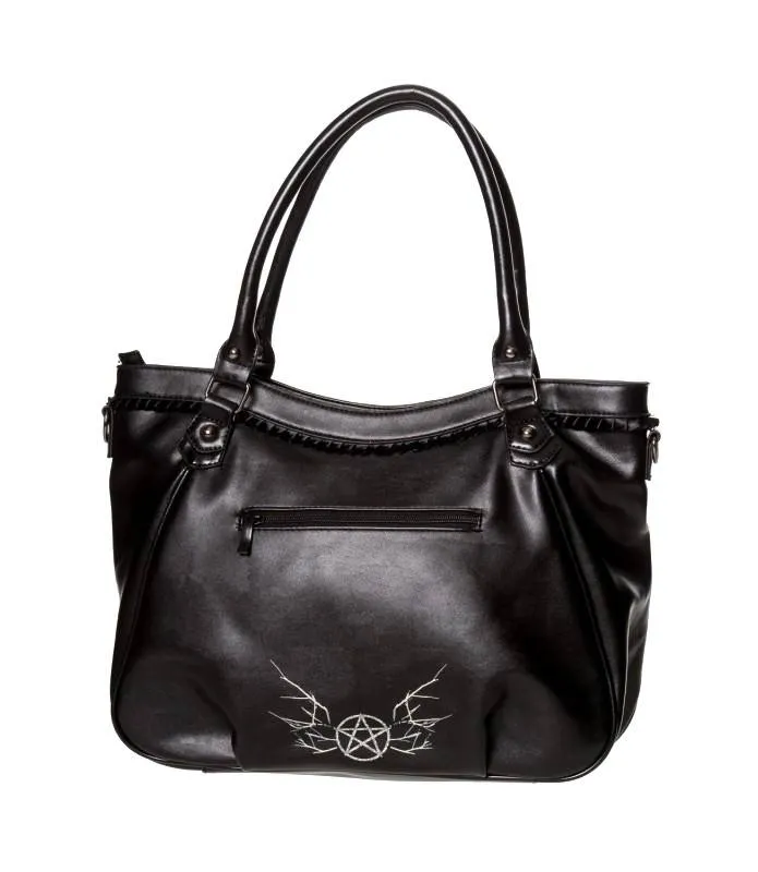 Bolso De Mano Para Mujer Gato Luna Llena HECATE Full Moon BANNED BG7188
