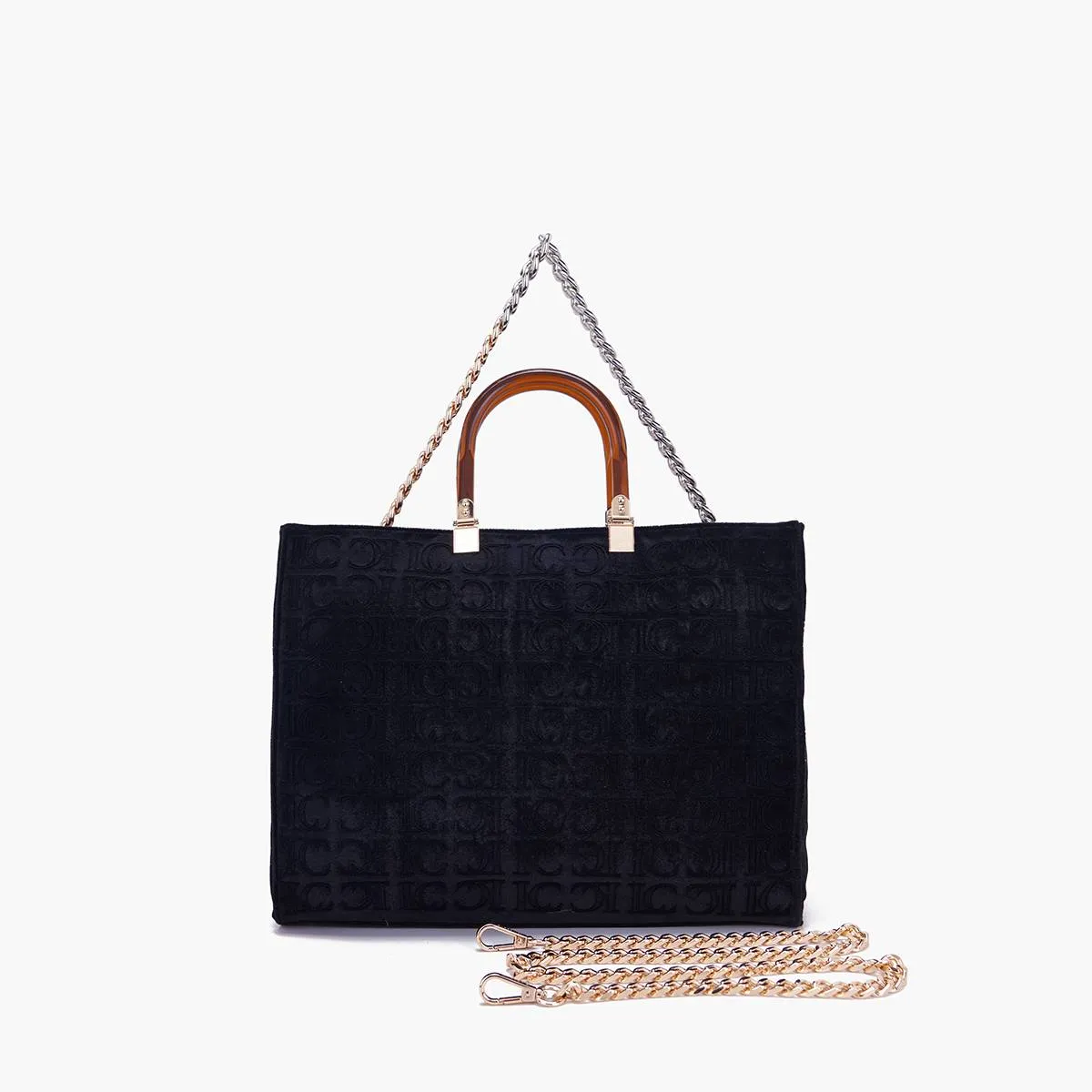 Bolso La Carrie Shopping Cell Negro