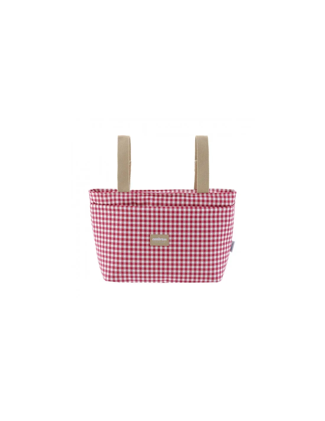 Bolso organizador Vichy rojo de Cambrass