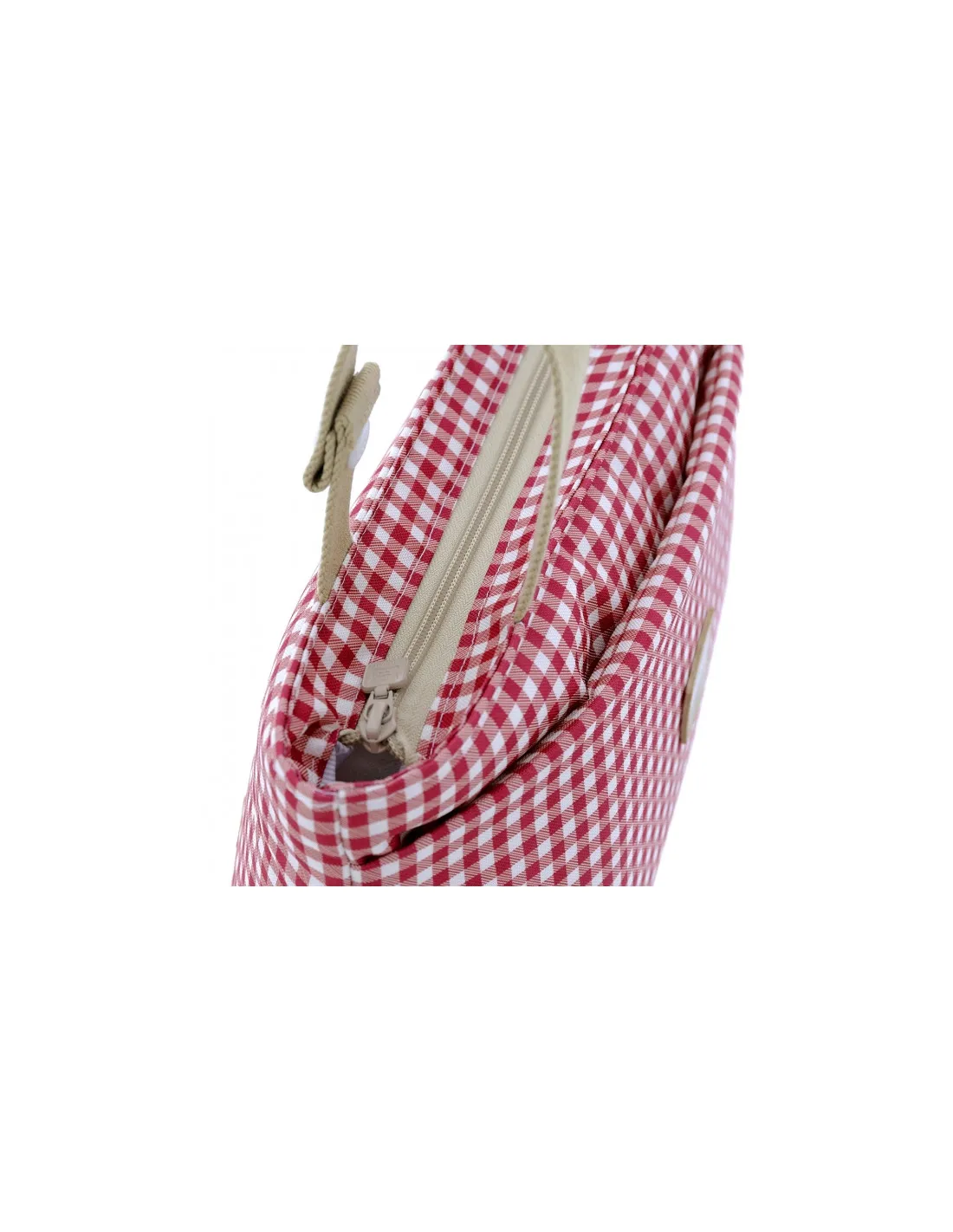 Bolso organizador Vichy rojo de Cambrass