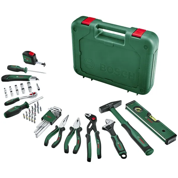 BOSCH  1600A02BY7  KIT DE HERRAMIENTAS DE MANOMIXTO, 52 PIEZAS
