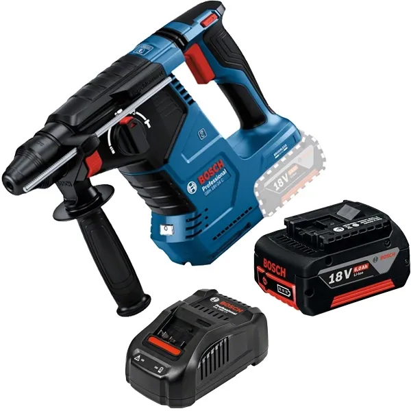 BOSCH  GBH 18V24 C  MARTILLO PERFORADOR SDSPLUS SIN BATERíAS Y CARGADORES, LIION, 18 V,  AH, 2.4 J, MOTOR SIN ESCOBILLAS +