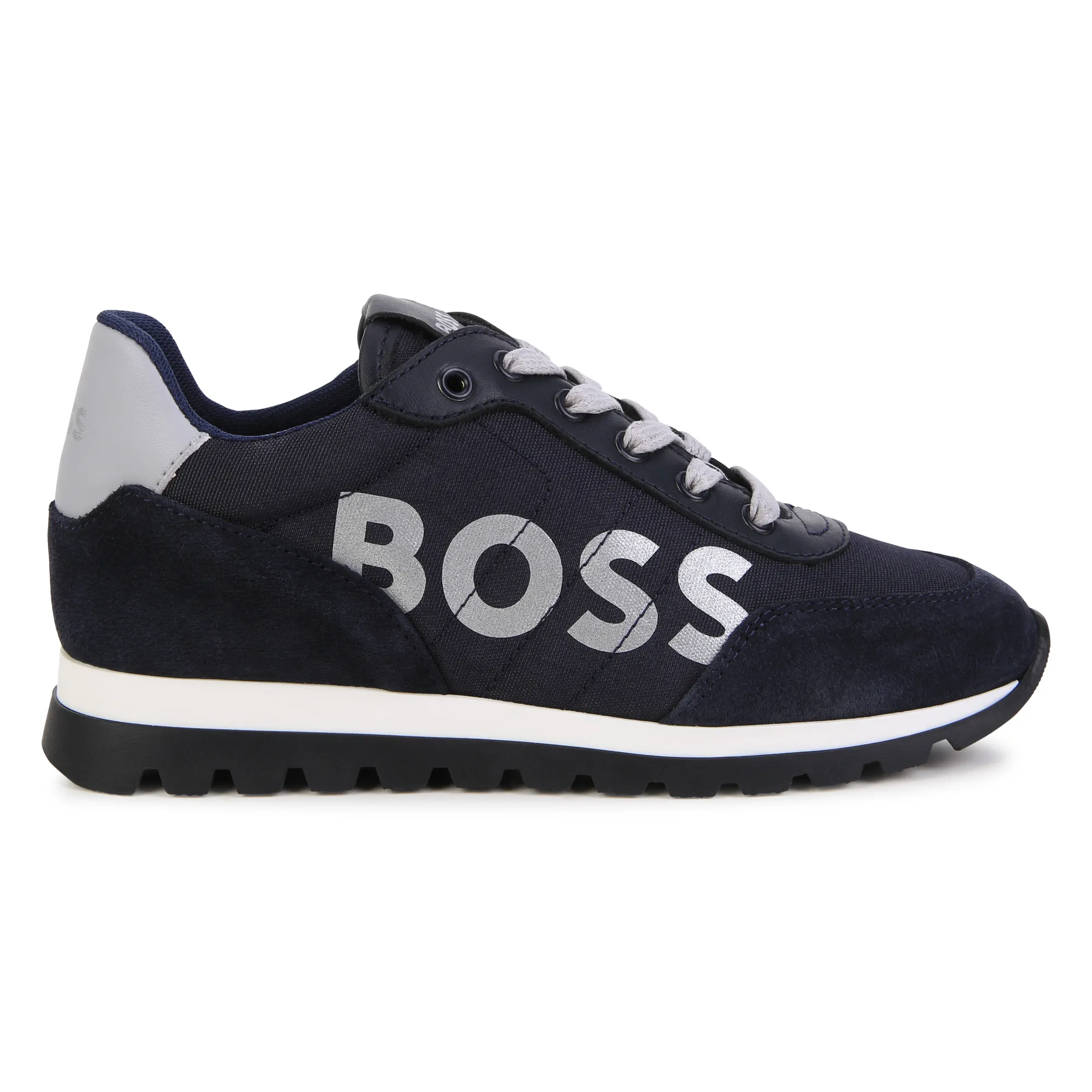BOSS Deportivas de cordones y cuero