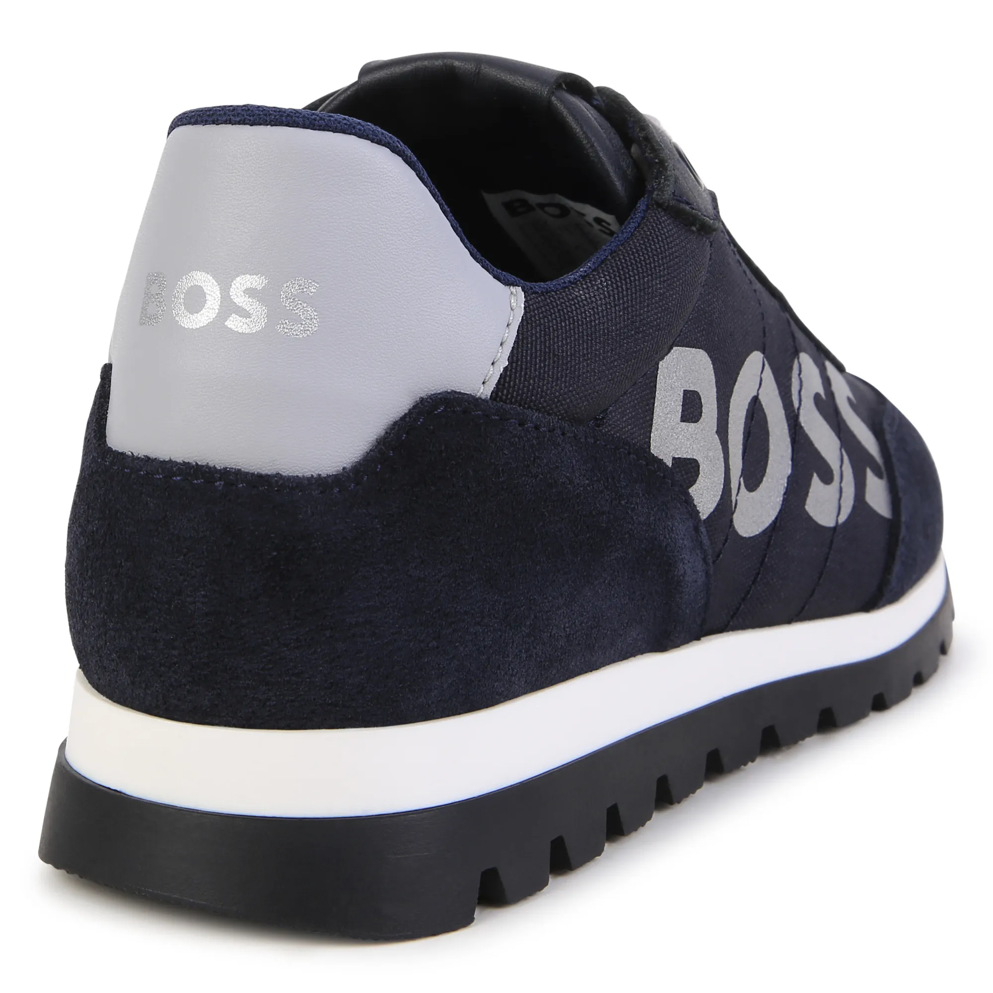 BOSS Deportivas de cordones y cuero