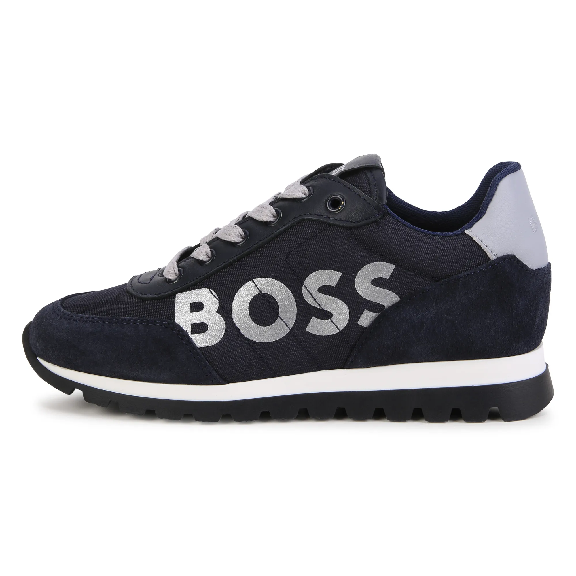BOSS Deportivas de cordones y cuero